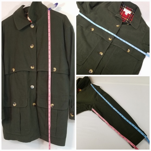 Jones New York Oversized Balmacaan Utility Coat M - Picture 4 of 5